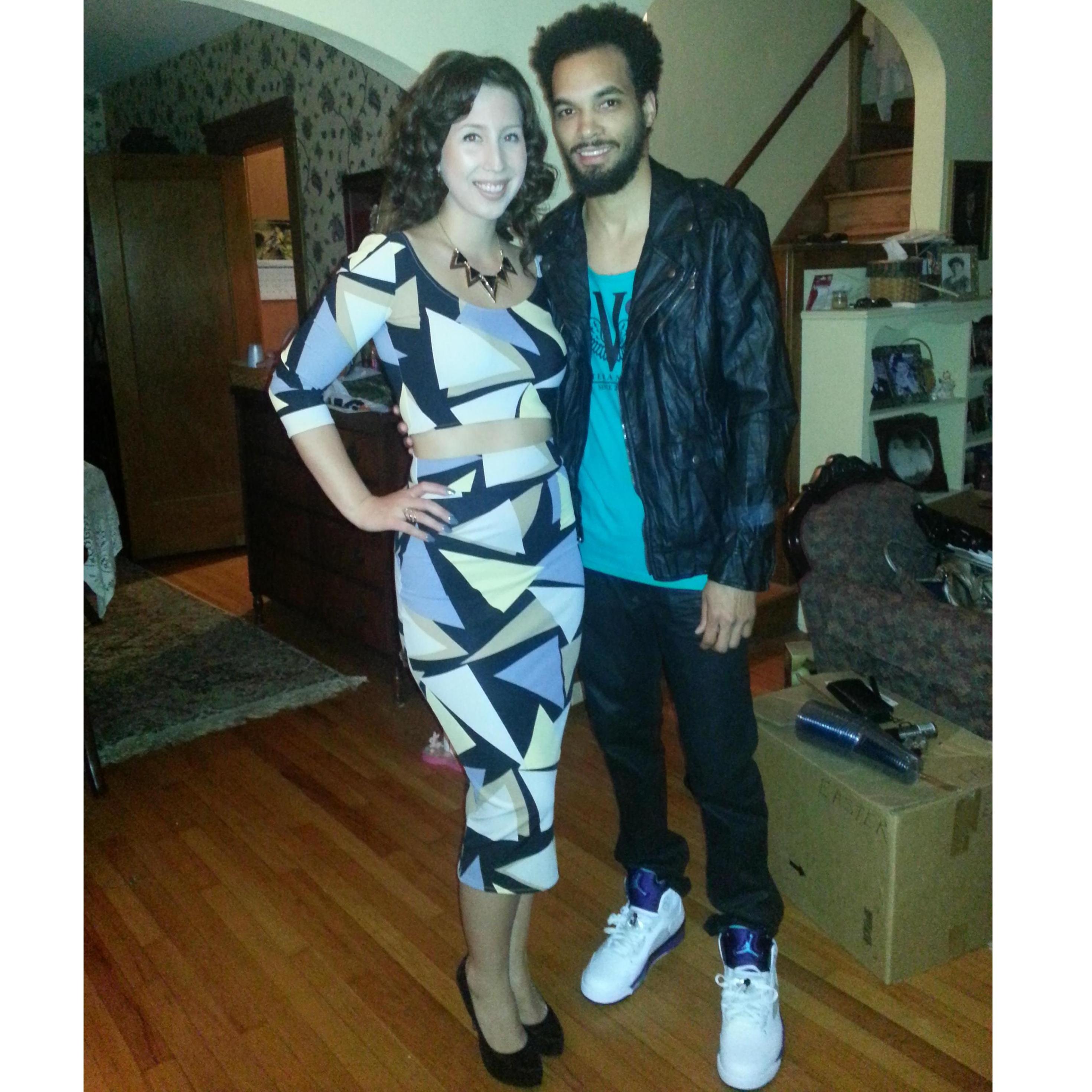 Mia's birthday wearing her Jevon Terance birthday outfit