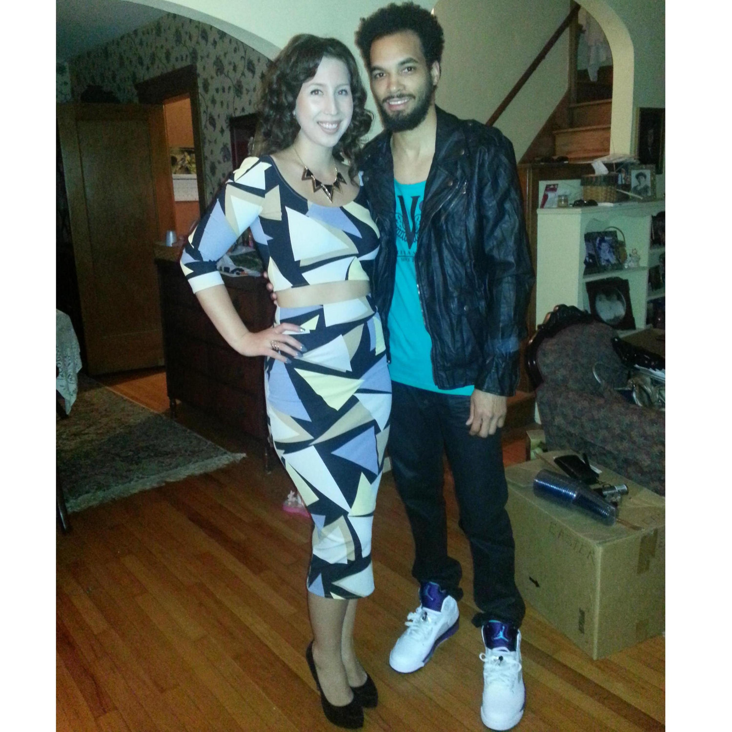 Mia's birthday wearing her Jevon Terance birthday outfit