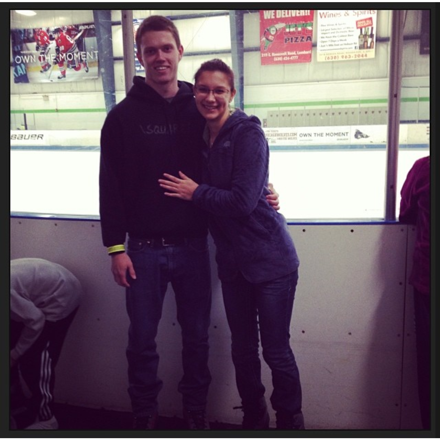 Our second date, January 2014