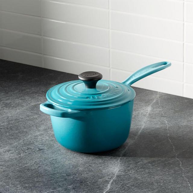 Le Creuset ® Signature 1.75-qt. Caribbean Saucepan with Lid