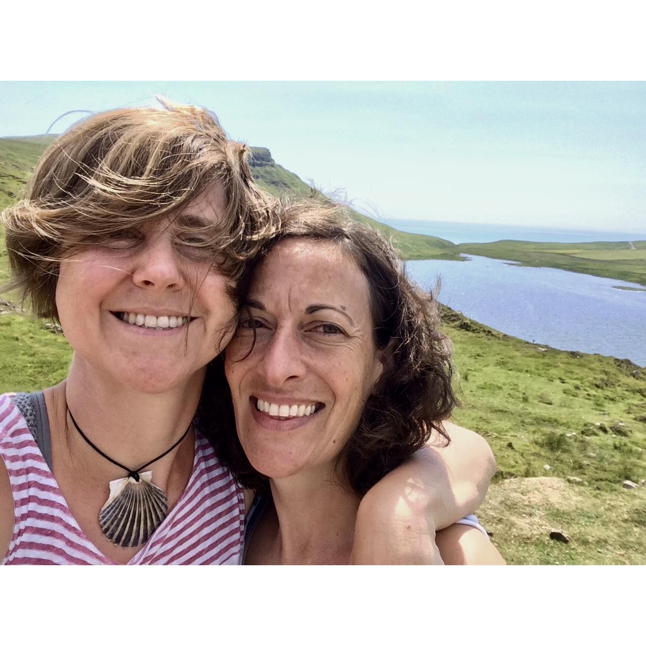 Then, 2 years later - windy, wonderful Scotland!