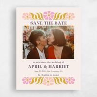 Beige Wedding Save the Date - Bellefleur Photo