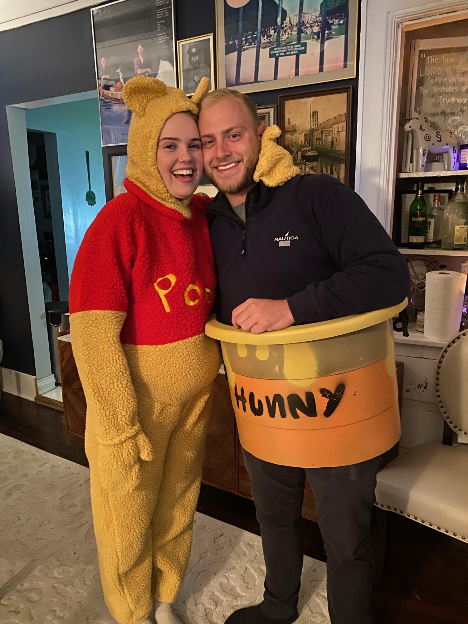 10/31/2020
Our favorite couples costume to date, Winnie the Pooh and a pot of honey!