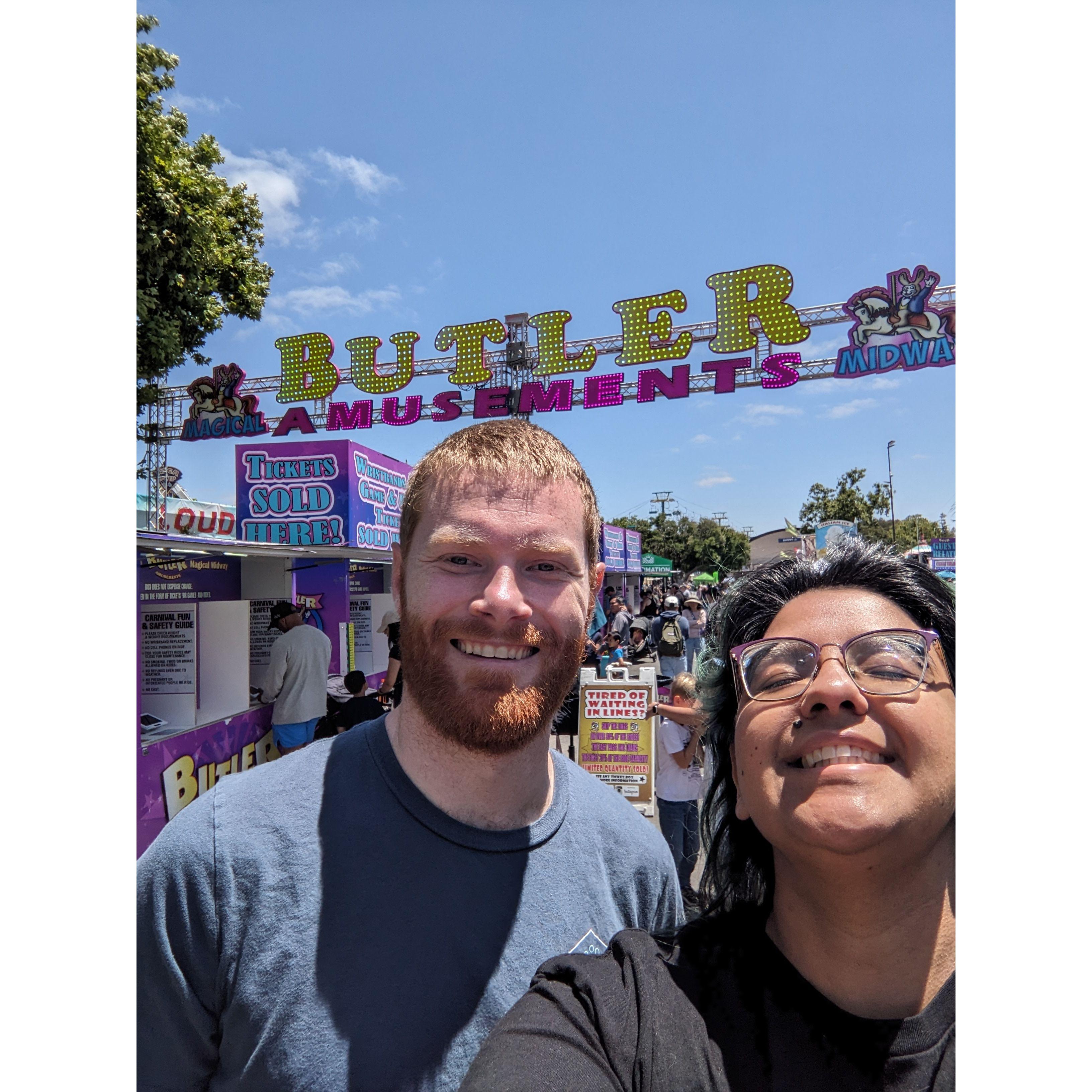 Sam & Rocio Enjoy the Fair