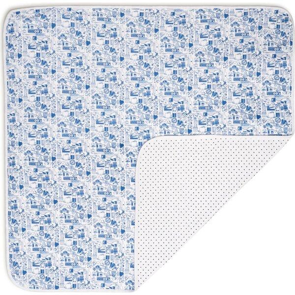 New York City Baby Blanket, Blue