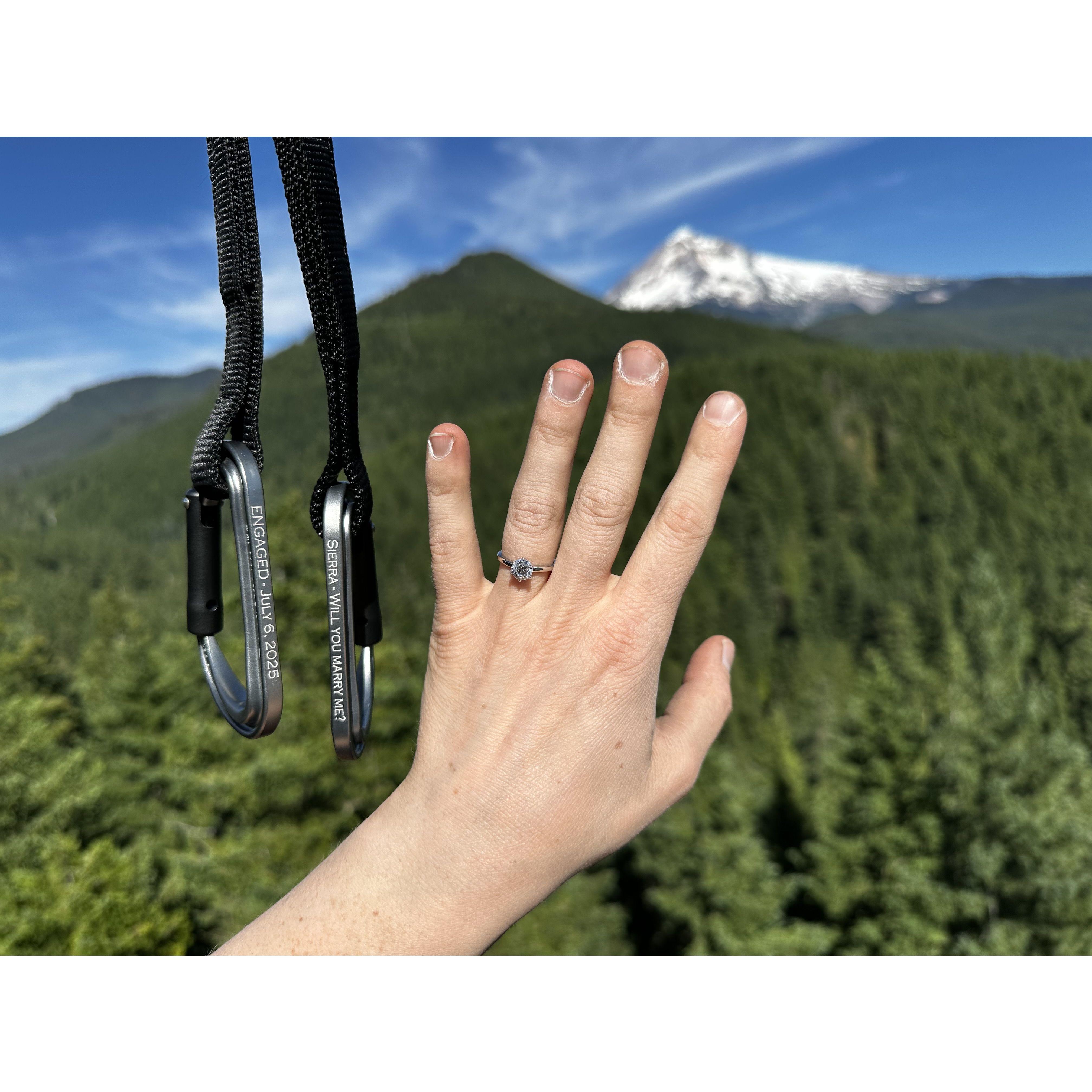 Proposal at the Mt. Hood National Forest!