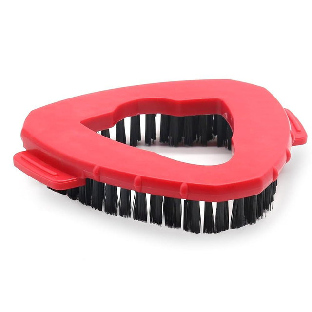 Scrub Brush Replacement Head for O Cedar EasyWring Spin Mop 1 Tank System, Floor Scrubber Brush Triangle Hard Bristle Cleaning Brush for Bathroom Kitchen Pool, Glass and Tile Walls