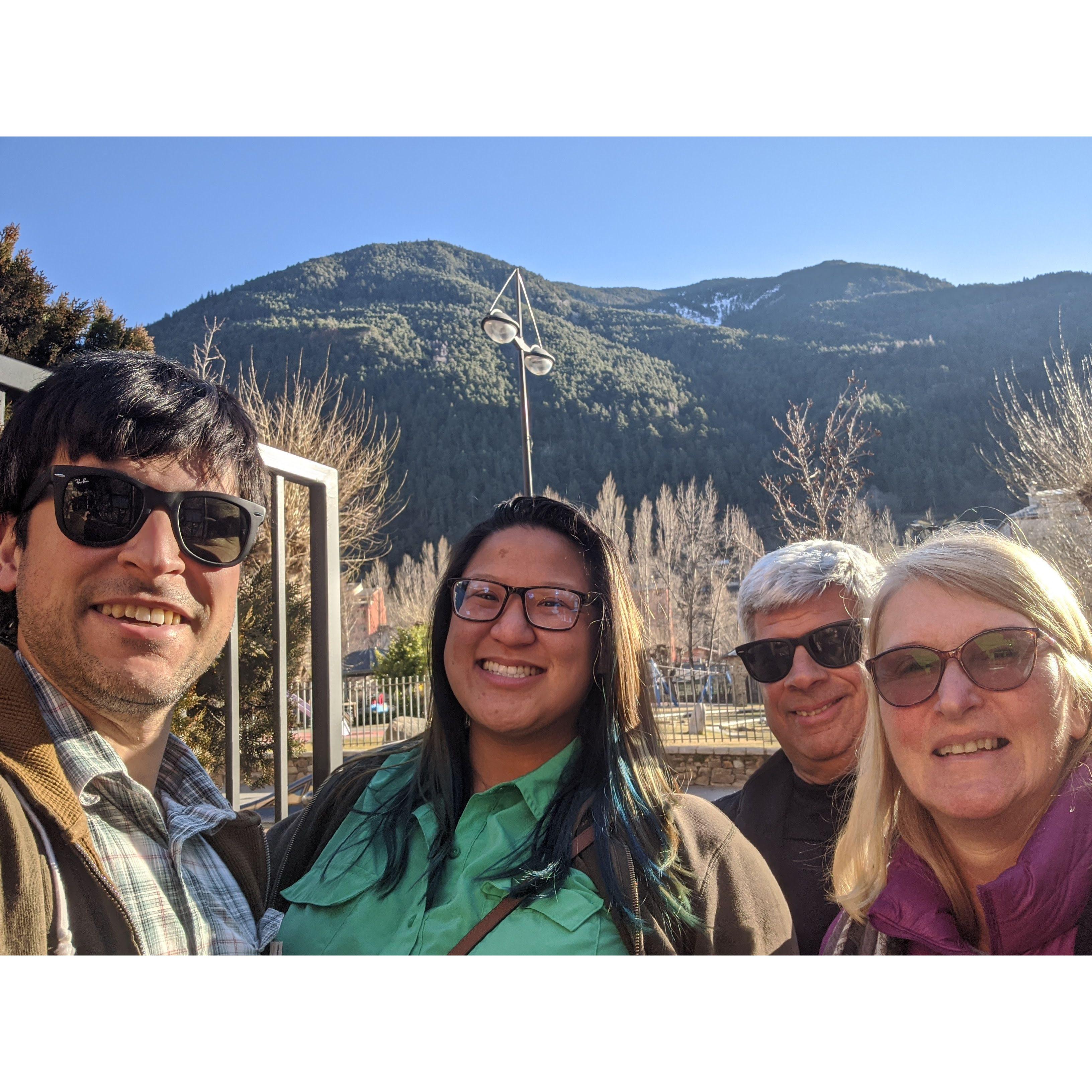 In Telluride with my parents.