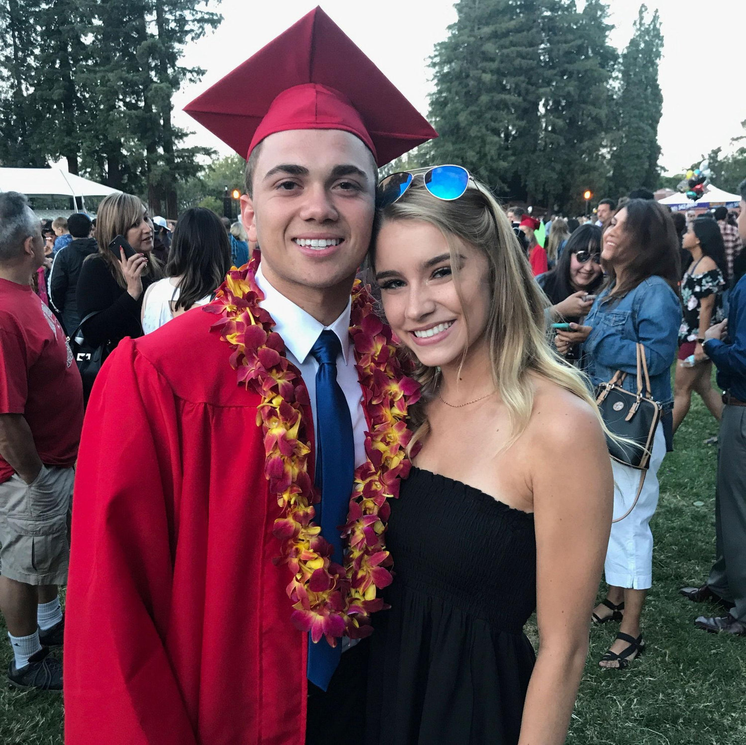 Rudy's high school graduation