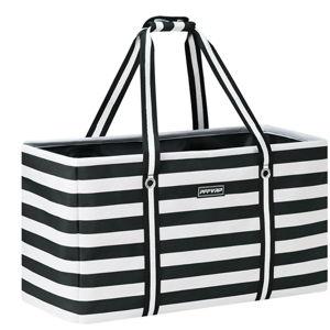 Stand Up Extra Large Utility Tote Bag (Black）