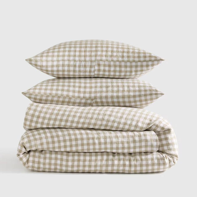 European Linen Duvet Cover Set - Full/Queen