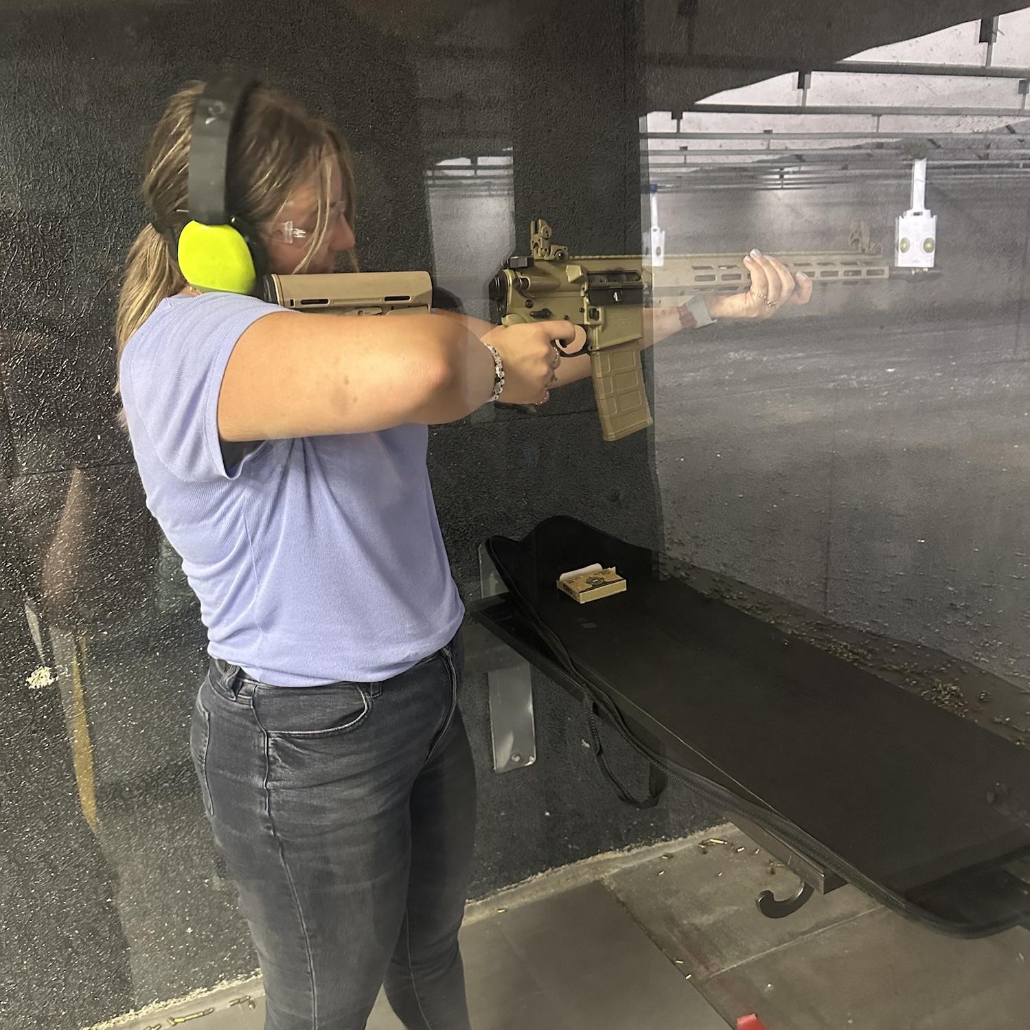 Shot guns before seeing a John Wick movie