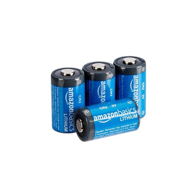 AmazonBasics Lithium CR2 3 Volt Batteries - Pack of 4