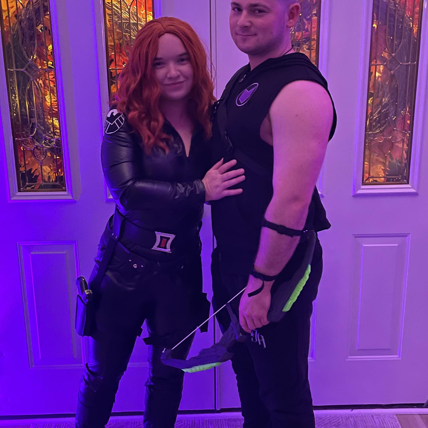 Happy Halloween #Hawkeye #Blackwidow