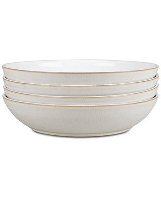 Denby Natural Canvas Set of 4 Pasta Bowls