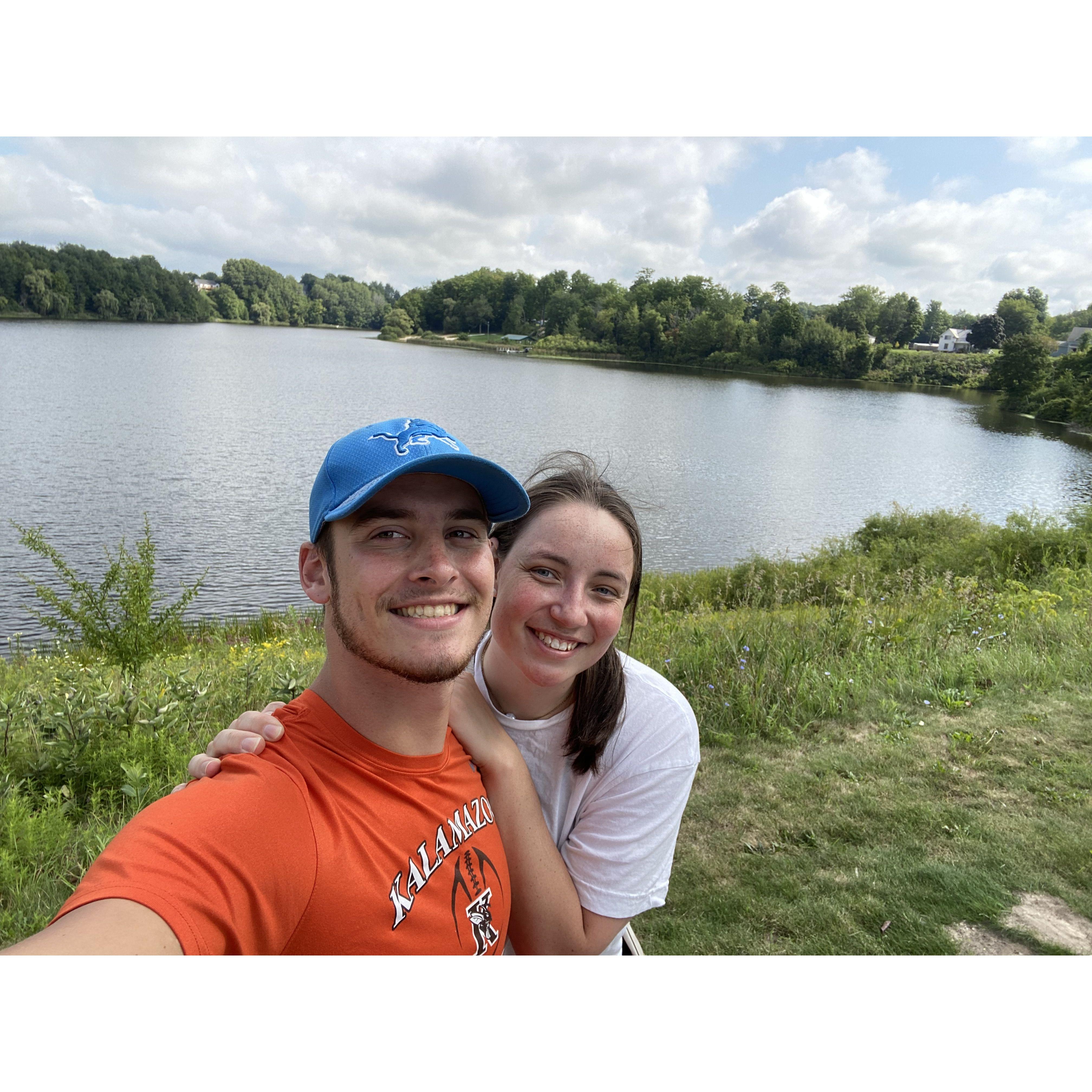 Our first picture together in Hart, MI (8/21/2022)