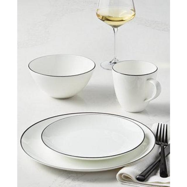 Black Line Dinnerware Collection, Created For Macy's