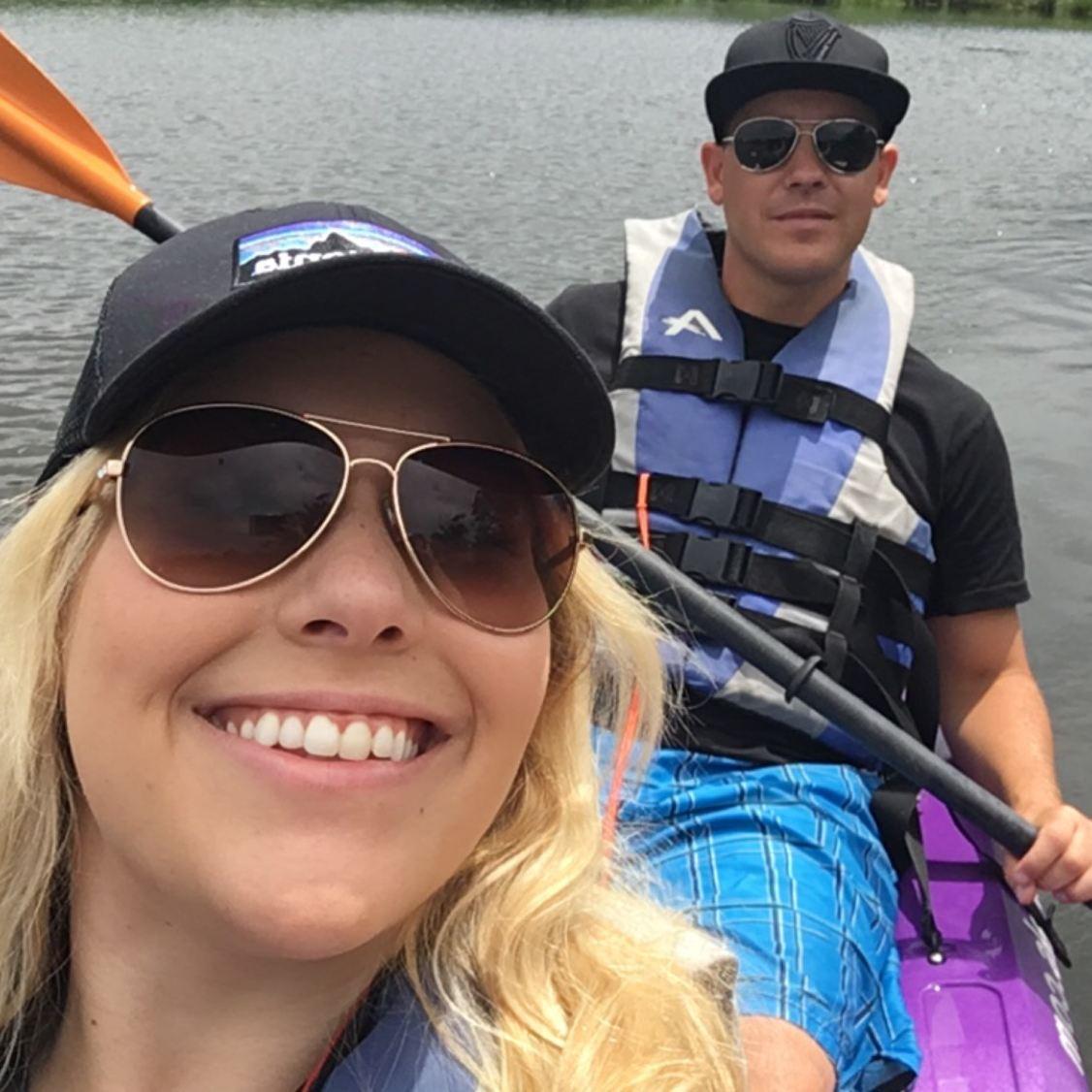 Kayaking! One of our favorite things to do together :)