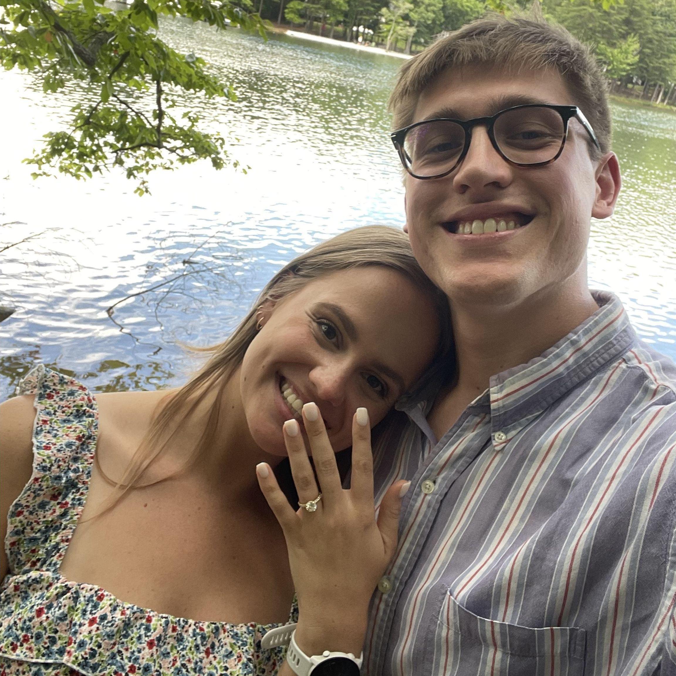 Our first picture after Crossan proposed.