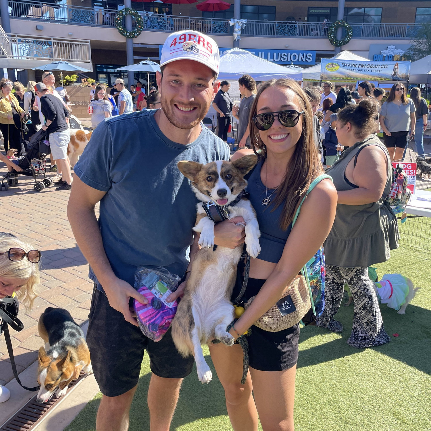 Murphy's second corgi race.
