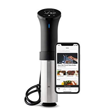  EVERIE Sous Vide Container 12 Quart EVC-12 with Collapsible  Hinged Lid Compatible with Anova Nano or AN500-US00 or Anova Pro 3.0, Also  Fits Instant Pot : Home & Kitchen