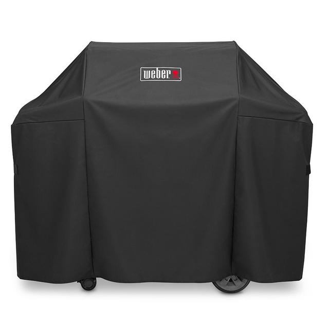 Weber 58-in W x 44.5-in H Black Gas Grill Cover