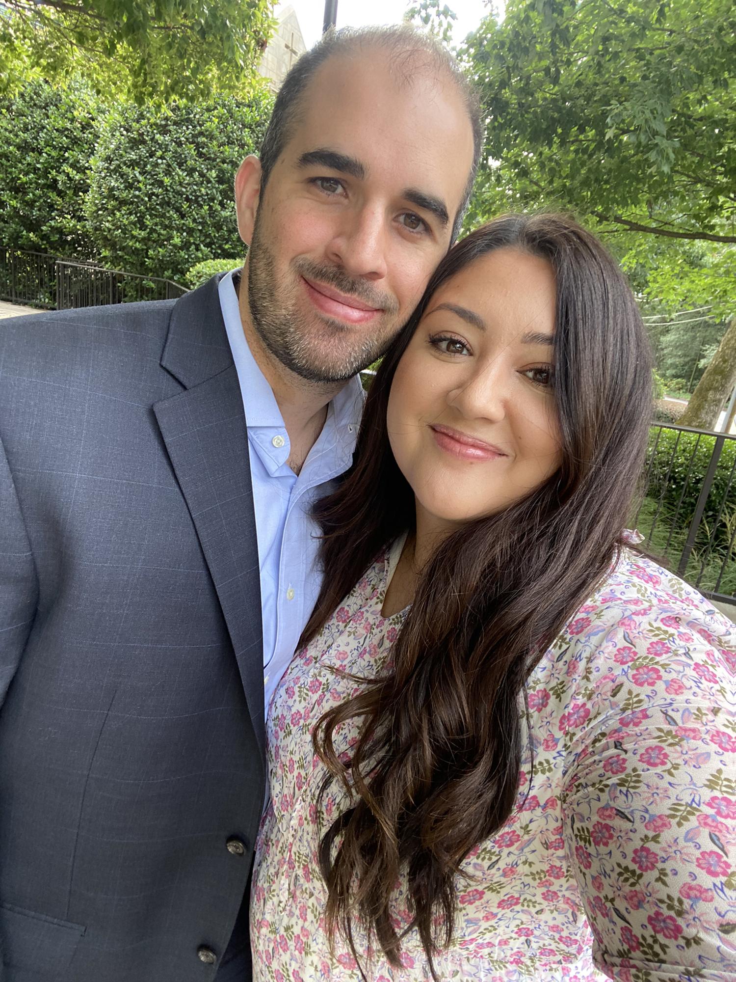At our niece, Ellie’s, baptism in Atlanta GA. July 2021