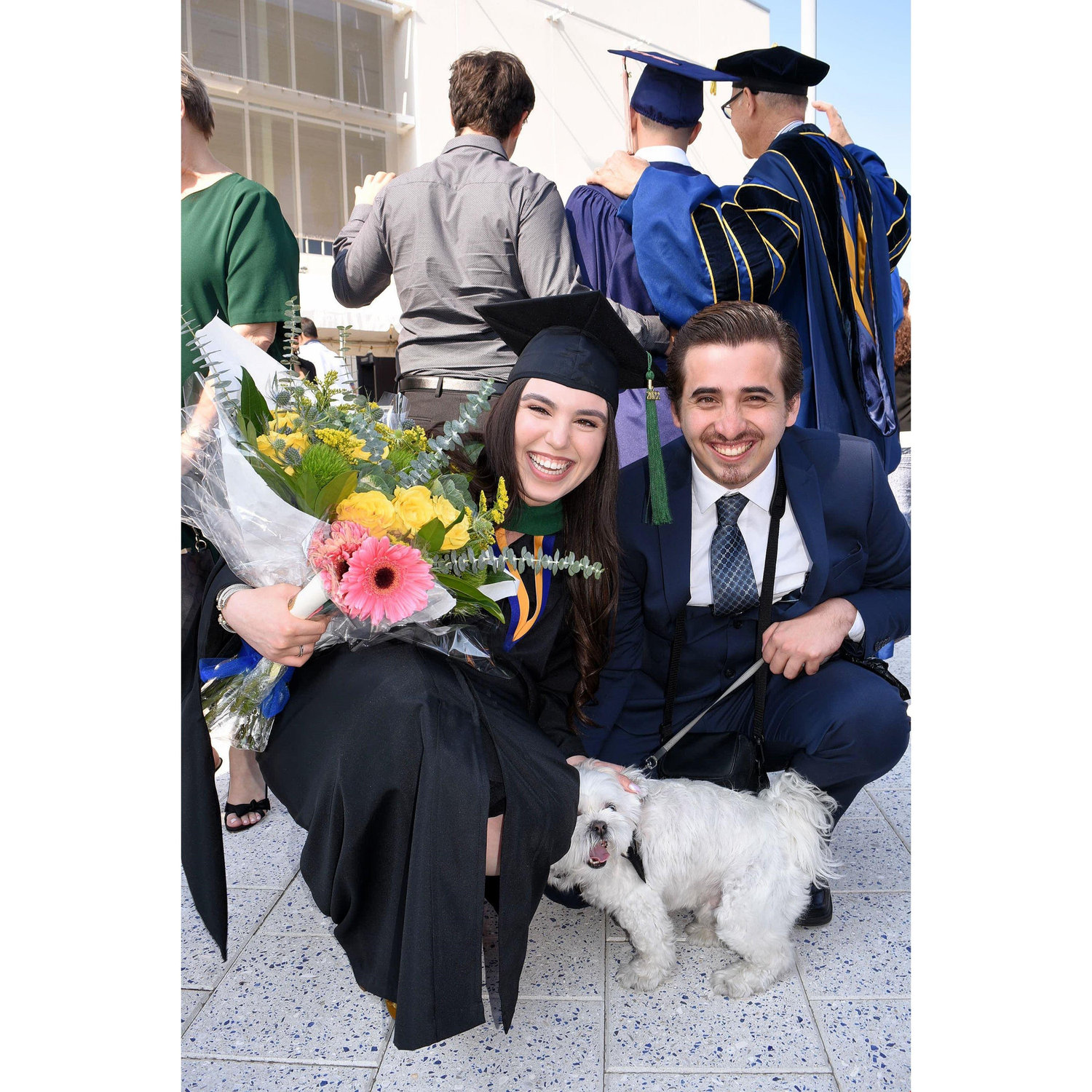December 13, 2022: Helen's PA school graduation, featuring Yoshi!