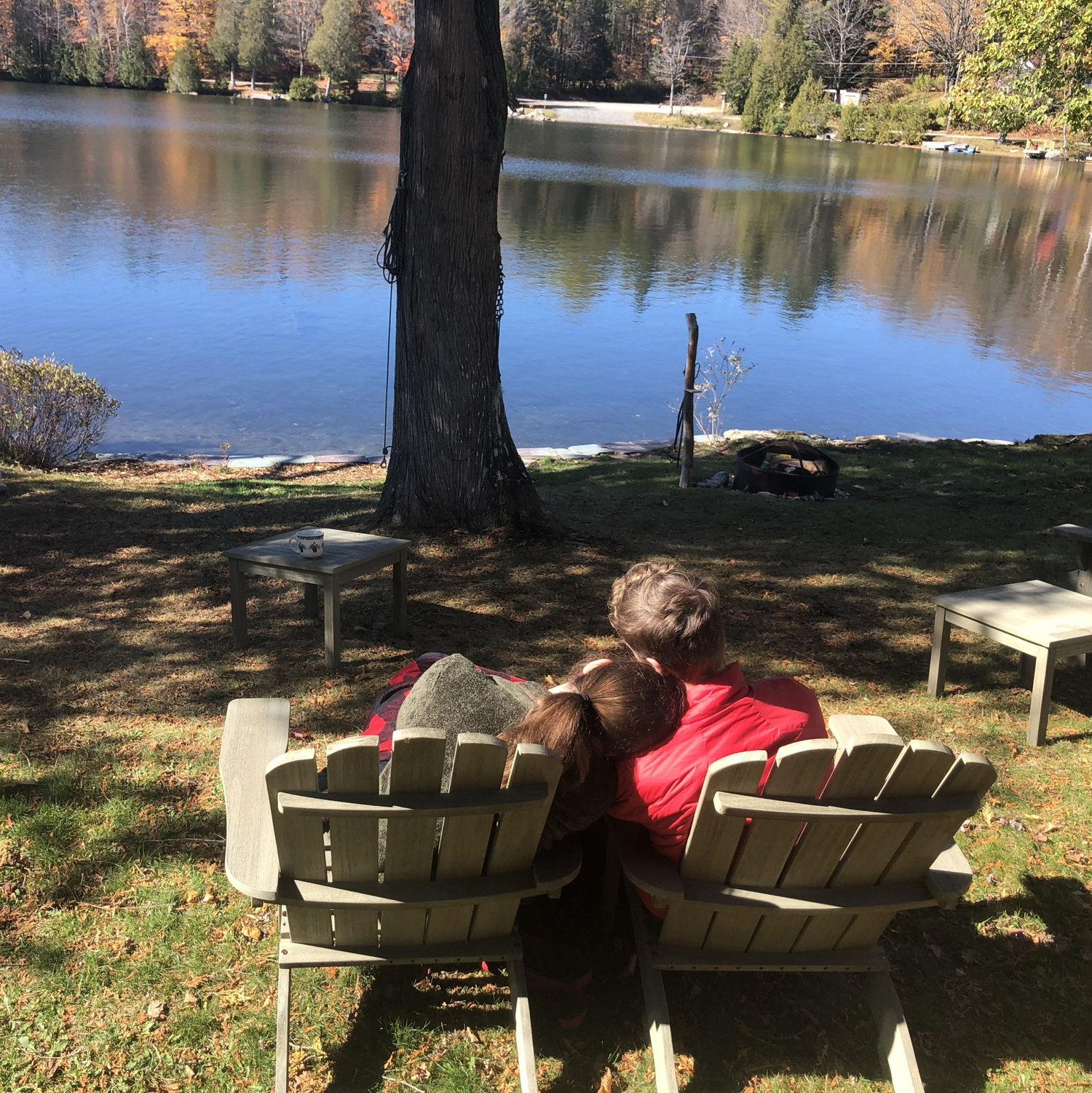 Dave & Nan's camp at Newark Pond, 2020