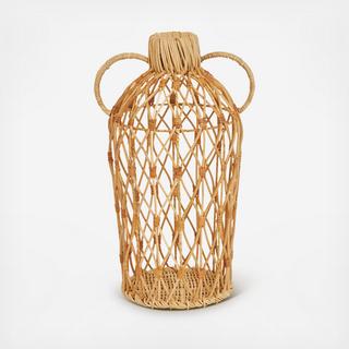 Handwoven Rattan Vase