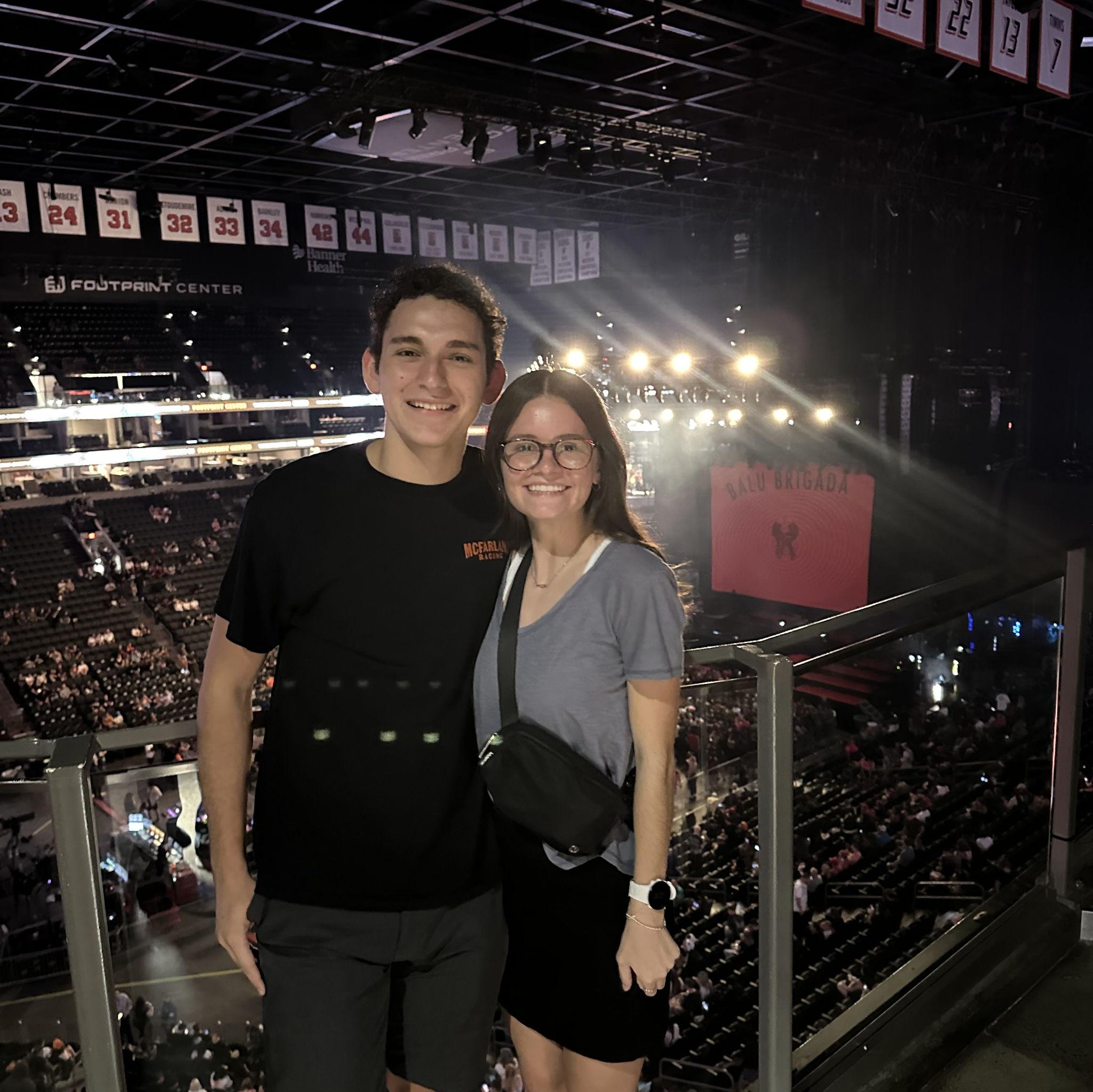 Patrick's first big concert!