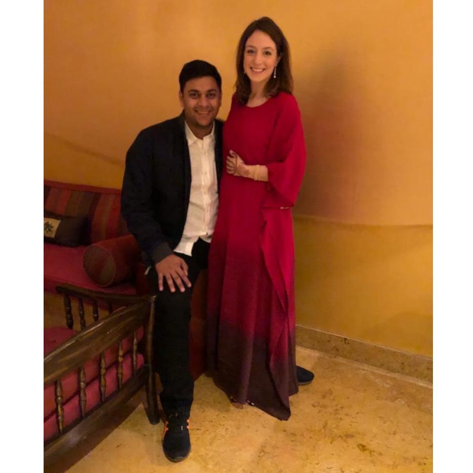 On our unforgettable first trip to India.