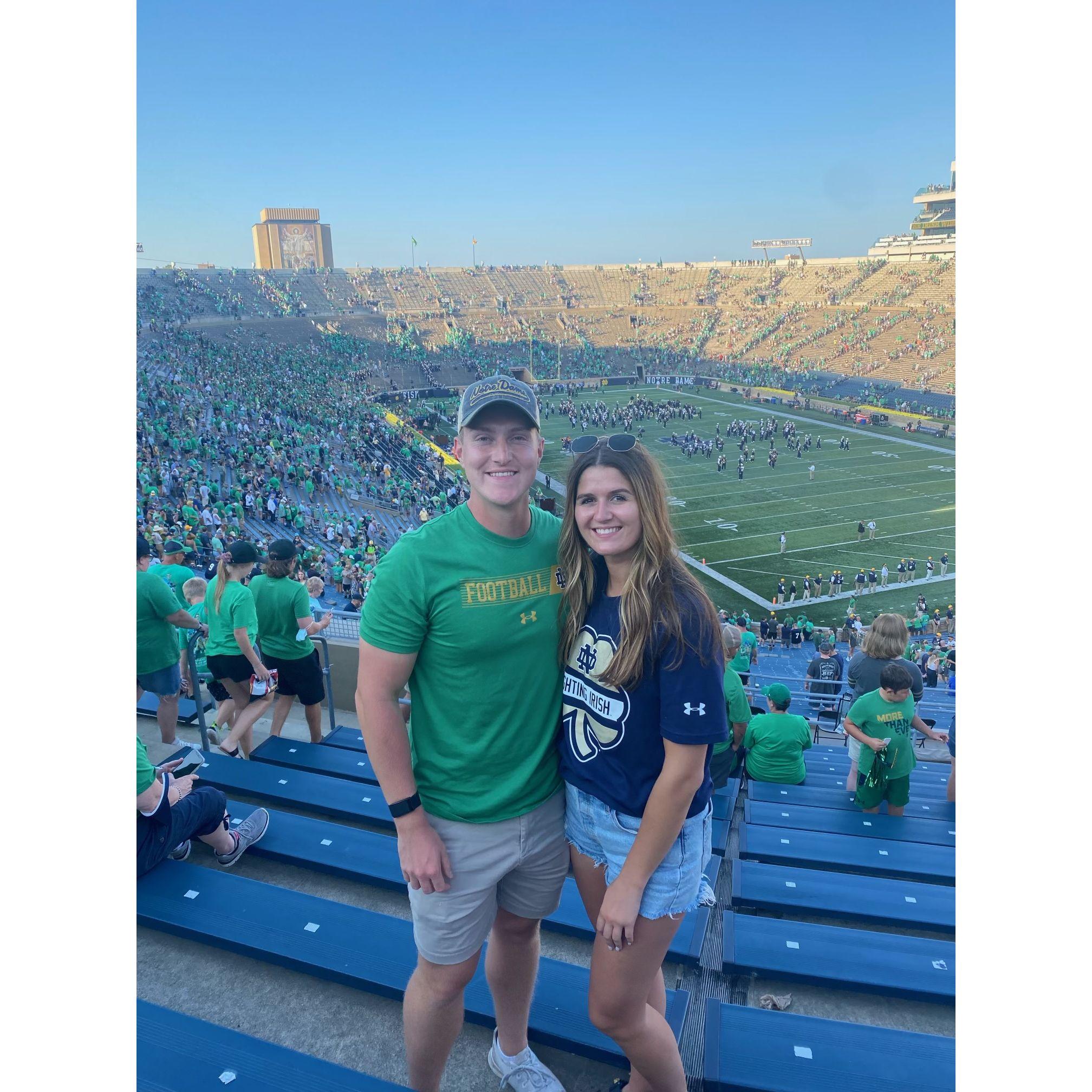 Notre Dame Trip with the Bennies & Johnnies Fall 2021