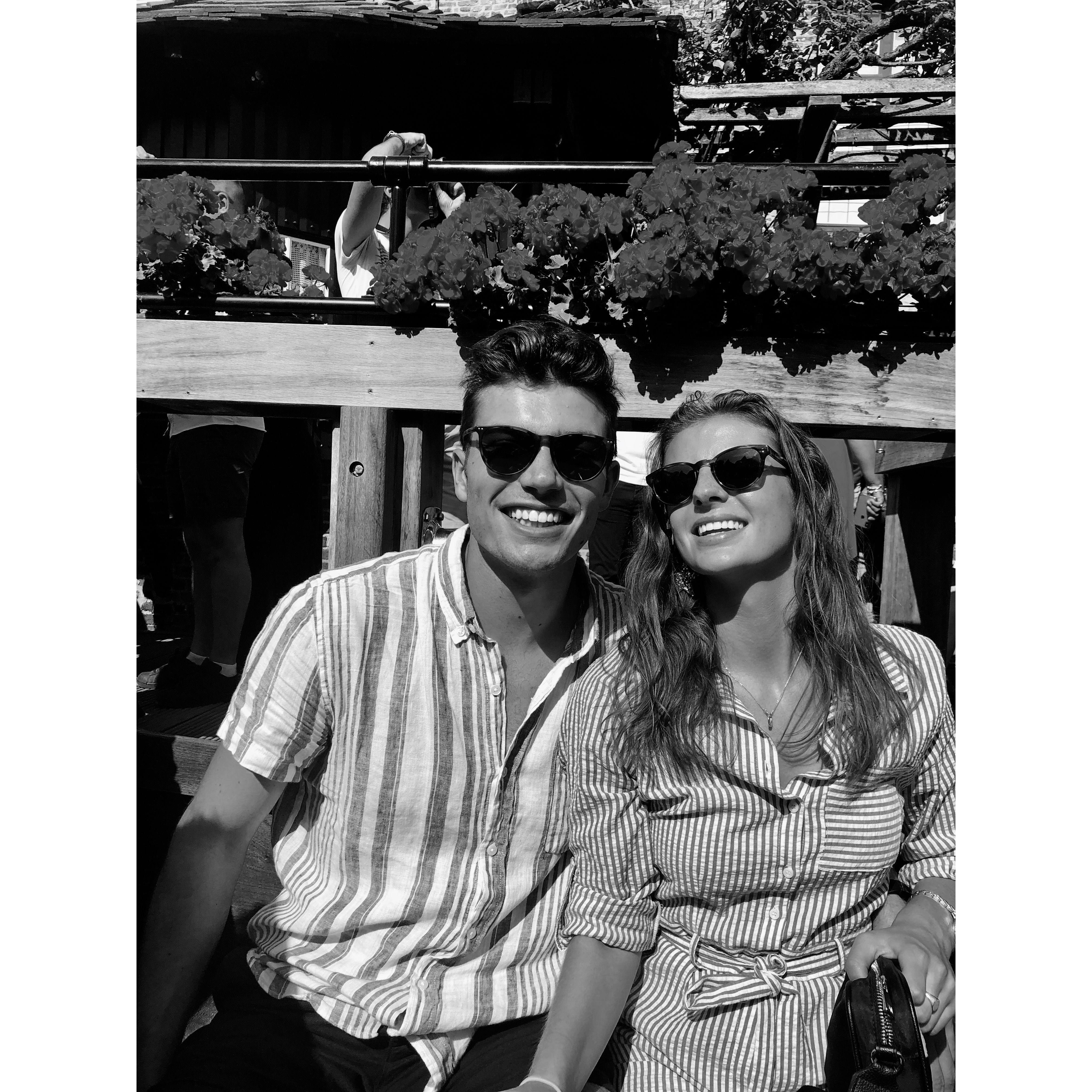 Canal ride in Belgium