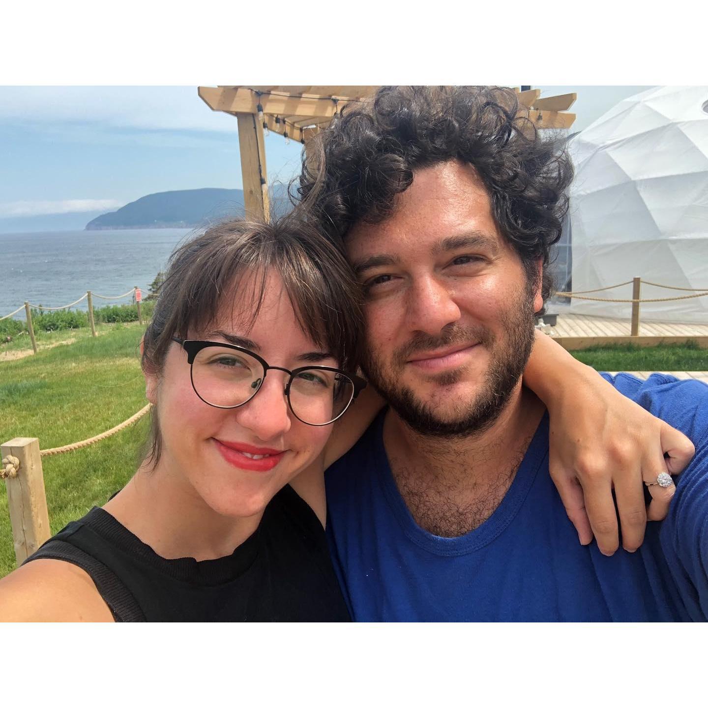First day engaged in Nova Scotia