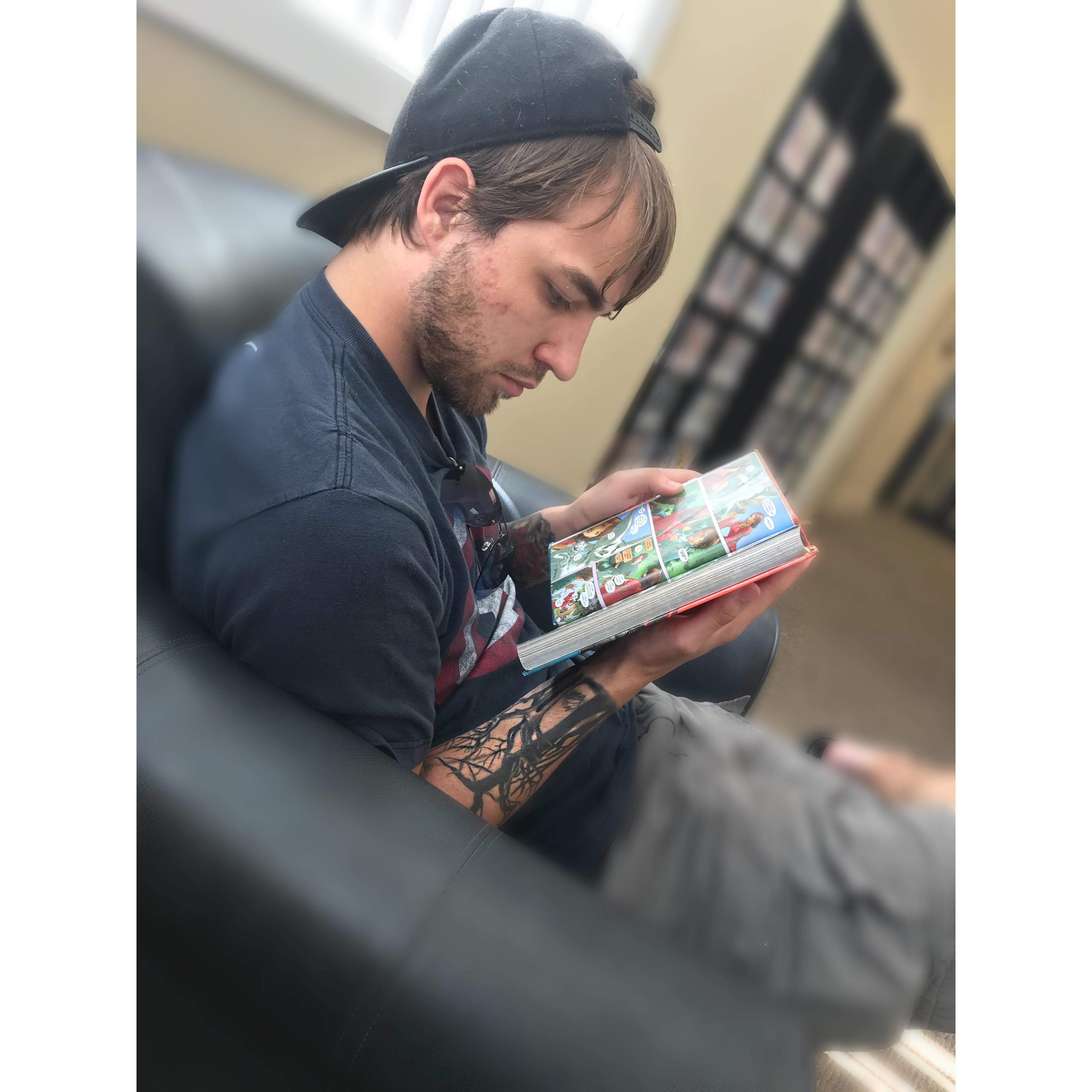 First Trip to the Library Together