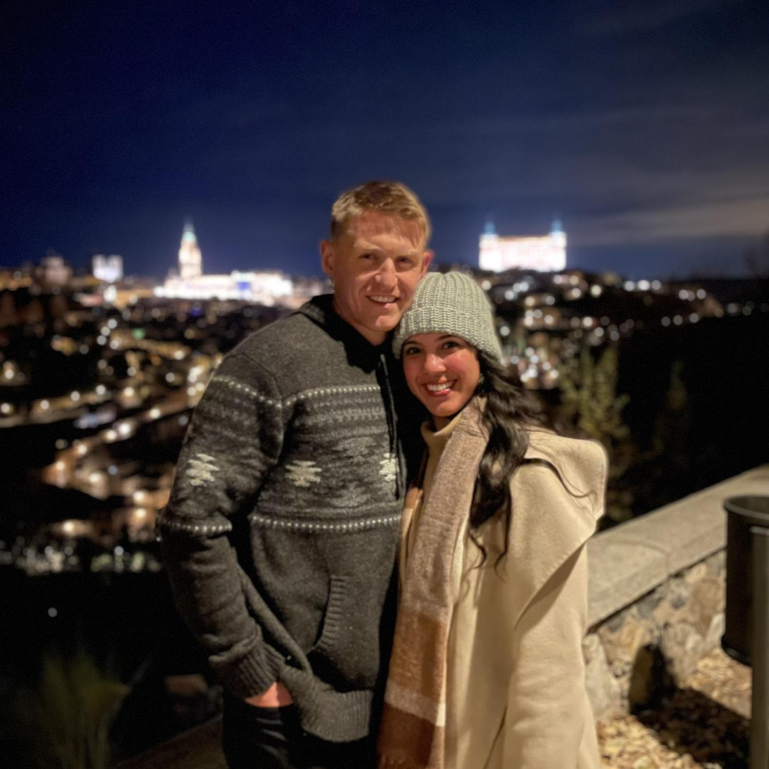 View of the city where we will say “I do”