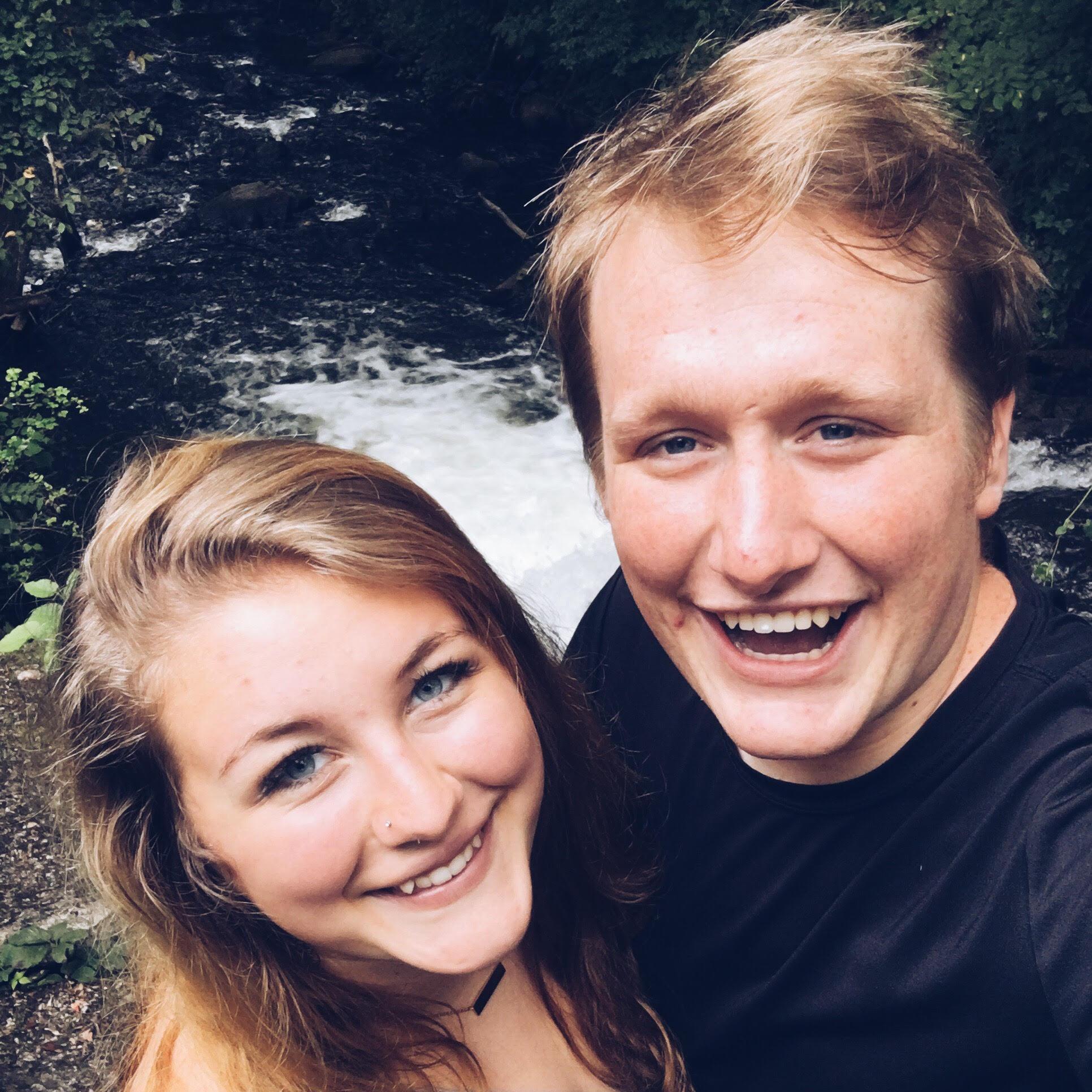 One of our dates on Trever's birthday in 2018.