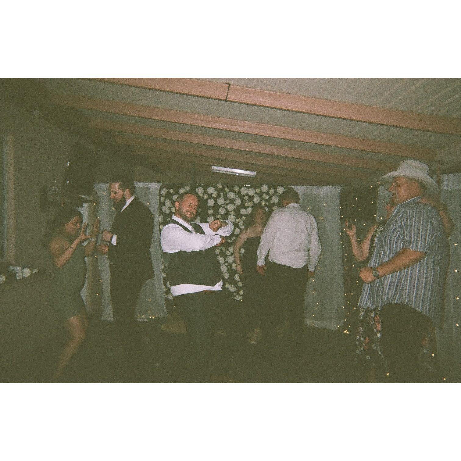 Dance floor opened and Matt was getting down with it