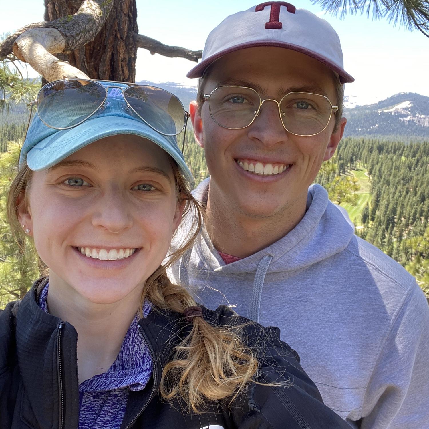 Visiting Austin’s family in Truckee for the first time