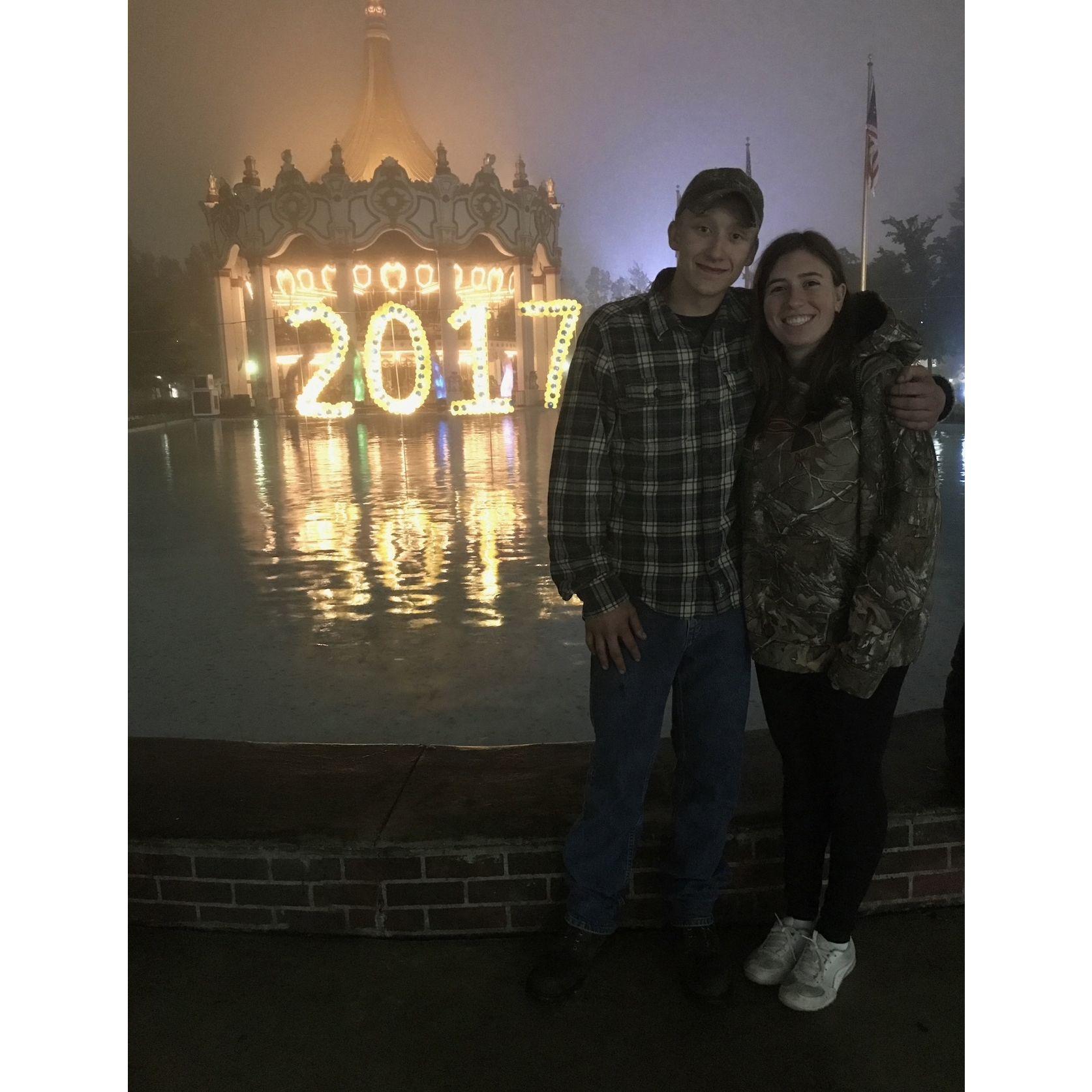 Our Six Flags Great America trip for our Senior year of high school trip