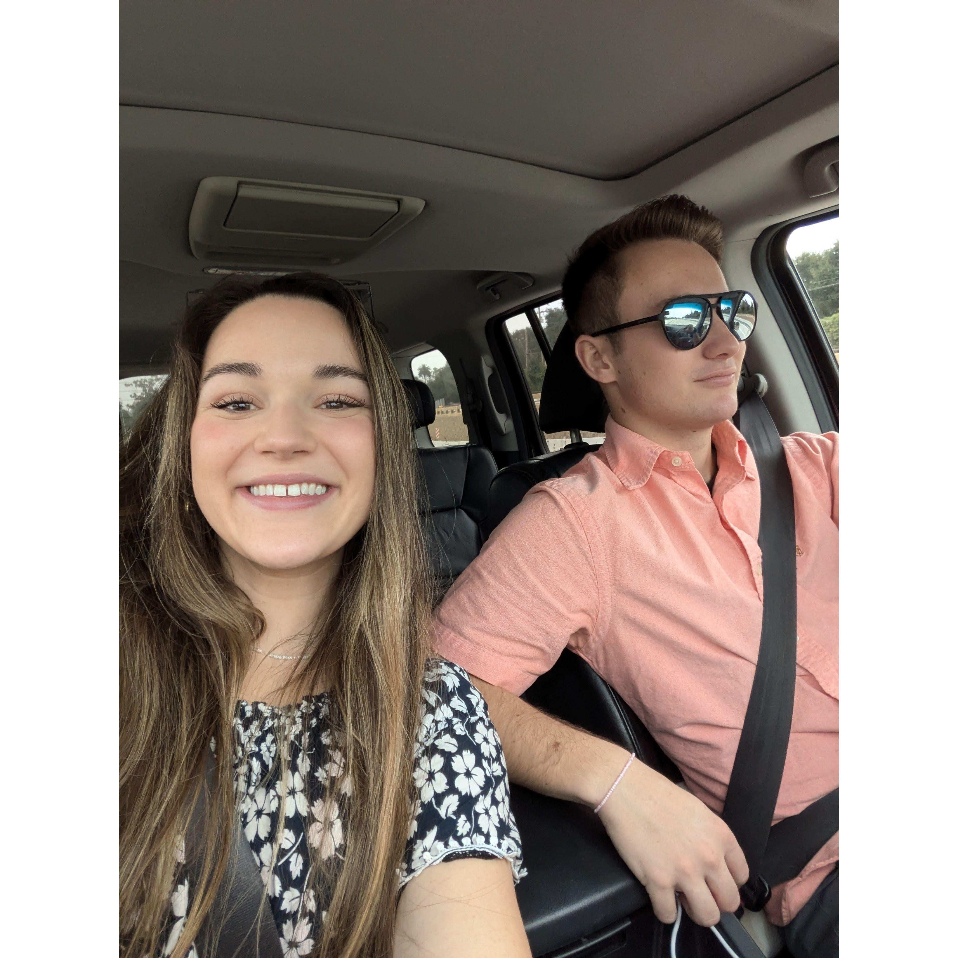 Hayden is the best chauffeur