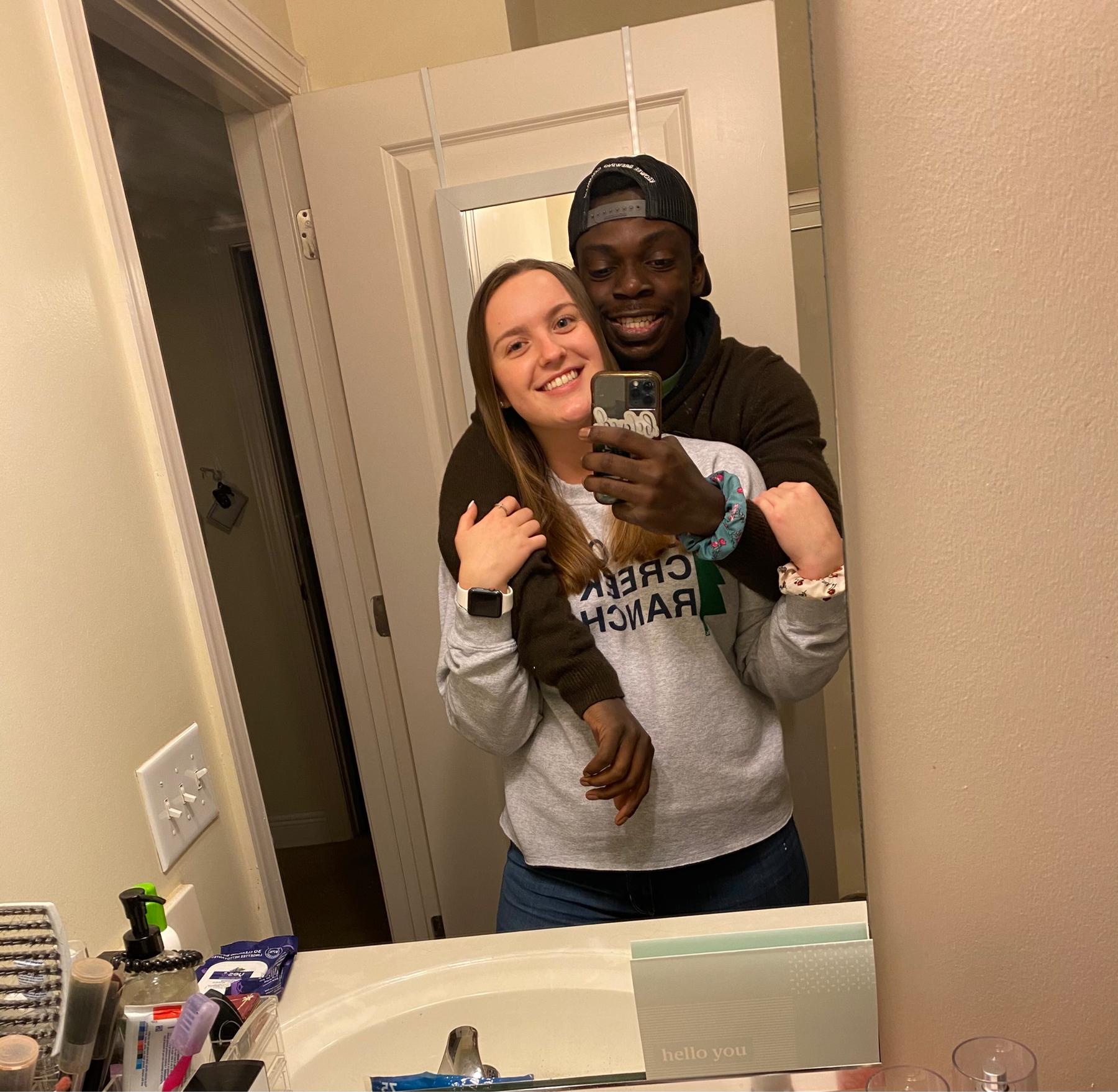 First time hanging out!