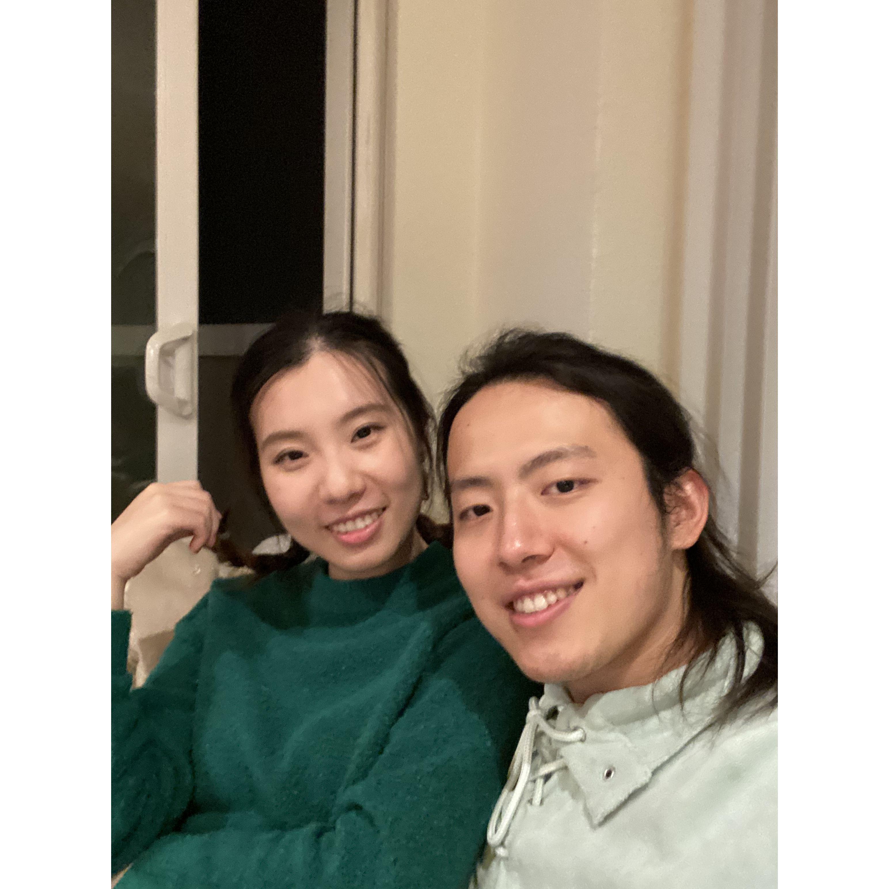 2020年圣诞 高羽頔逐渐恢复