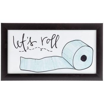 Let's Roll Framed Wall Decor
