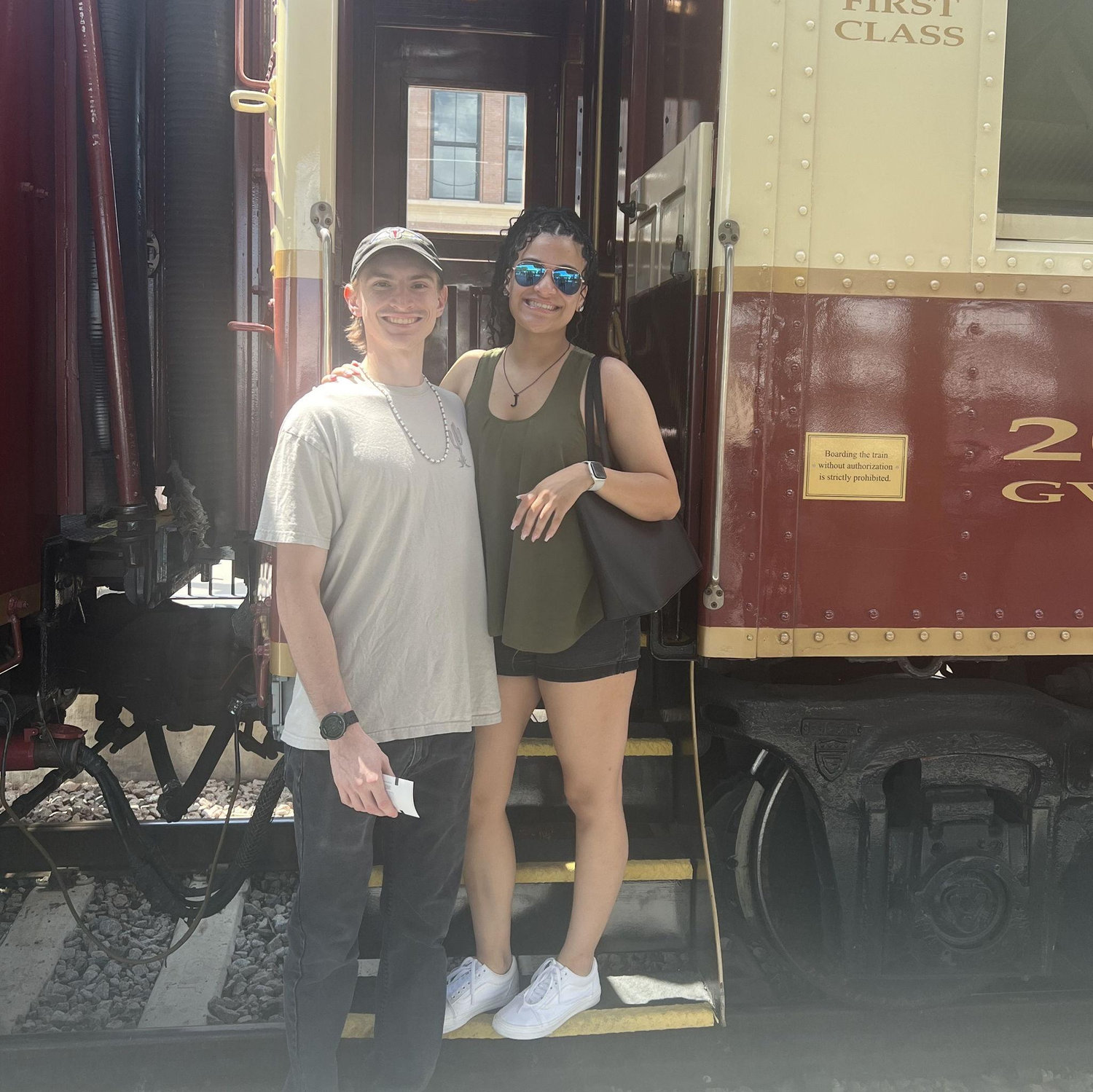 Fort Worth Stock Yard train ride!