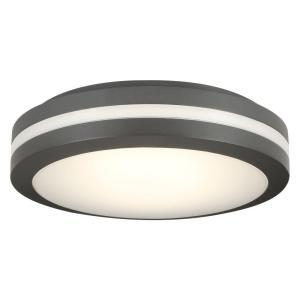 Bronze Outdoor Integrated LED Decorative Flush Mount