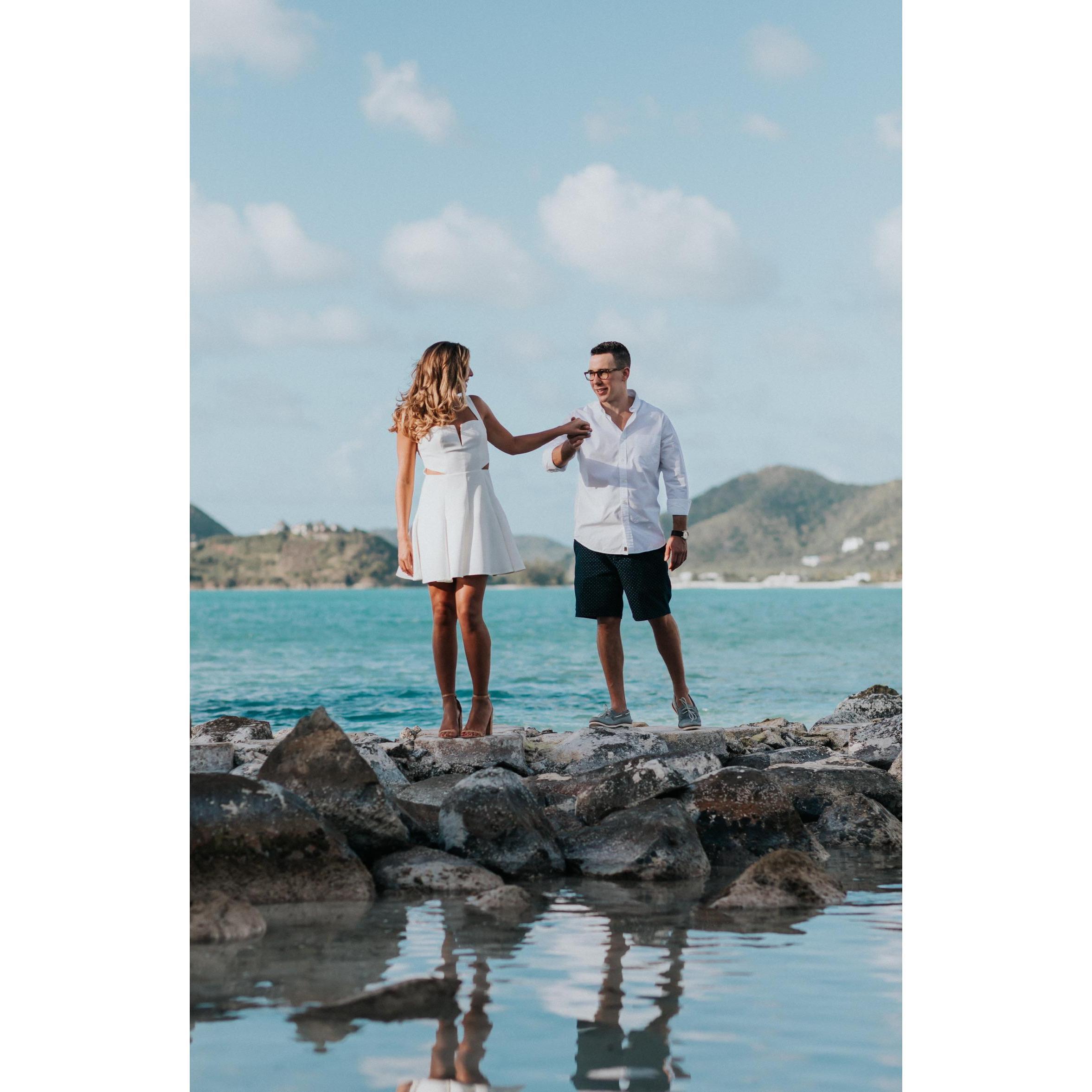 Surprise Engagement Shoot in Antigua