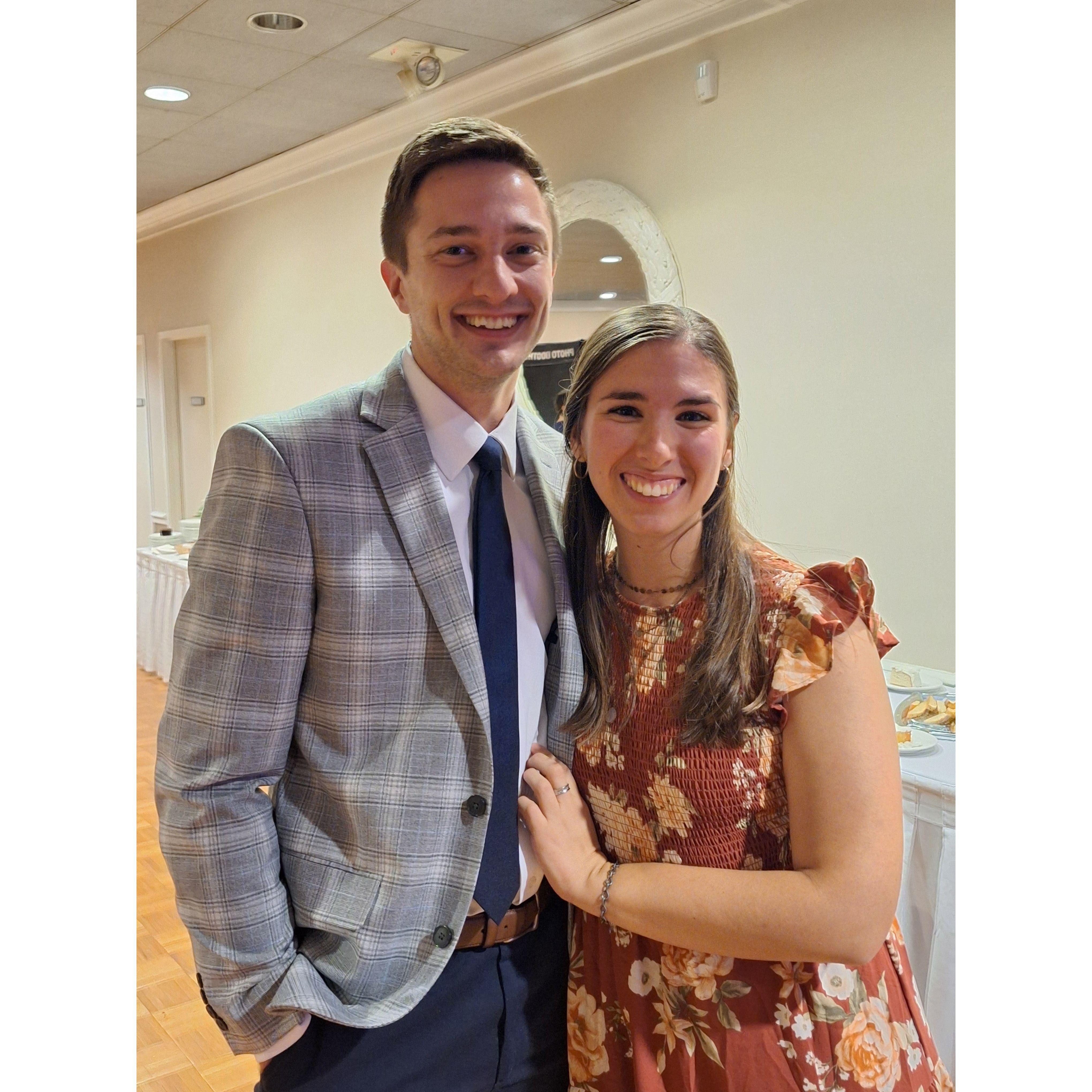 We love celebrating with others! This is from a wedding reception of Allison's dear friend, Maddie <3