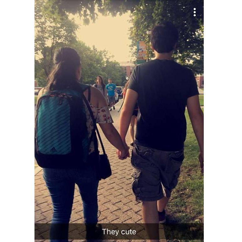 Ty coming to visit me my first week of Senior year